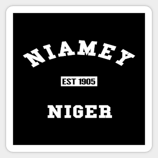 🌍 Niamey Niger Africa Strong, Established 1905, City Pride Sticker